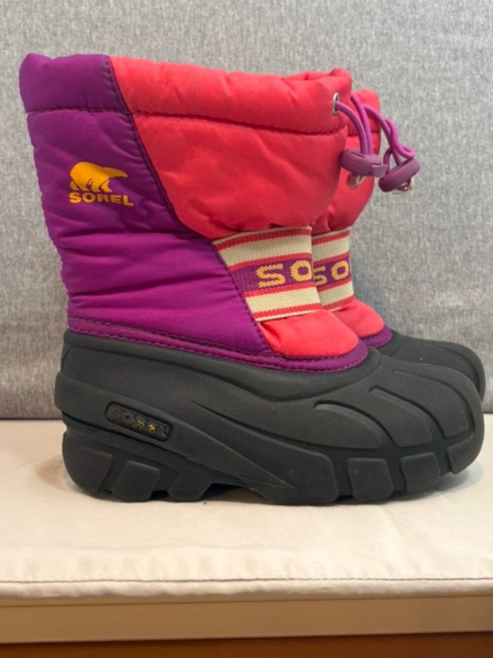 EUC Sorel Cub Snow Boots Insulated Little Kids Toddler Size 11